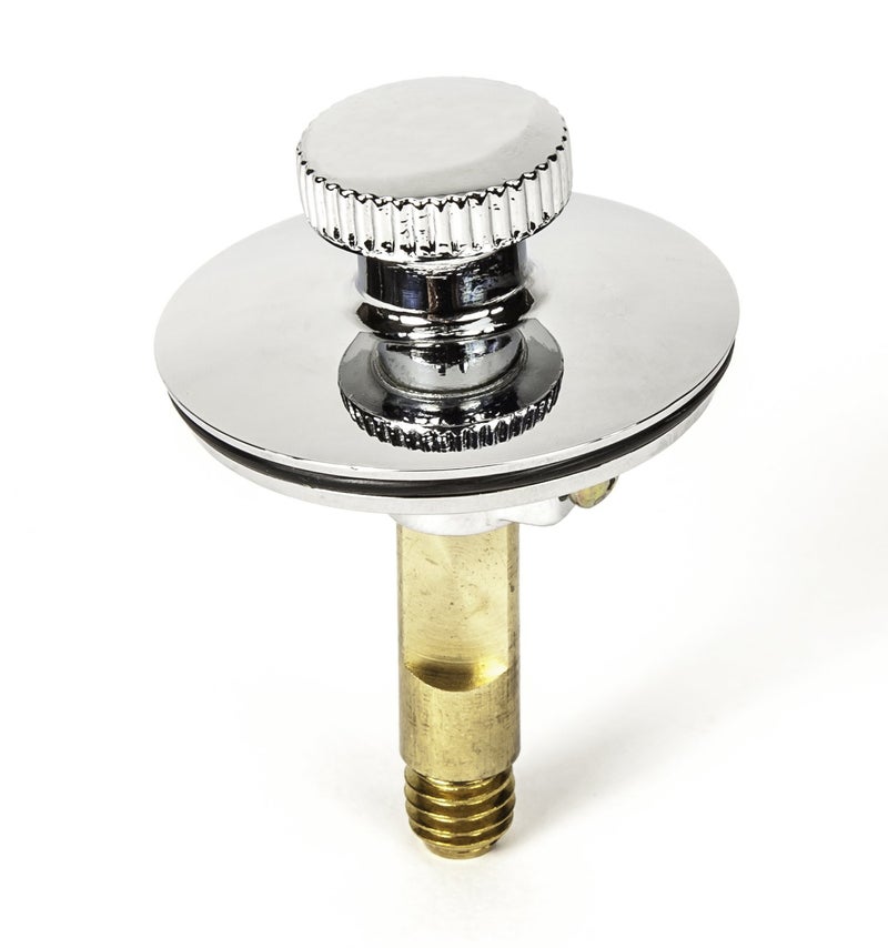 PermaFLOW PF WaterWorks Lift Turn (Twist Close) Bathtub/Bath Tub Drain Assembly with Gasket - Coarse Thread 11.5 Threads Per Inch - Free Hair Catcher/Strainer to Eliminate Clogs;Chrome; PF0945-CH-LT-C - Image 2